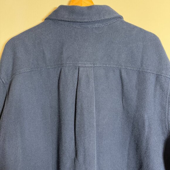 NWT The North Face Valley Twill Flannel Shirt Mens XL Summit Navy Outdoor Preppy - Picture 14 of 16